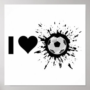 Poster Le football d'amour de l'explosif I