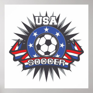 Poster Le football des Etats-Unis