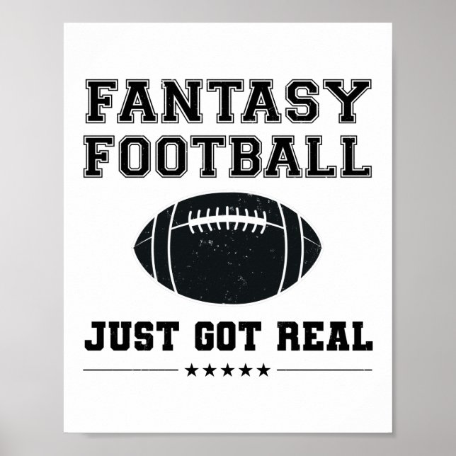 Poster Le Football D'Imaginaire Est Réel (Devant)