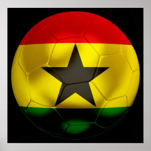 Poster Le football du Ghana