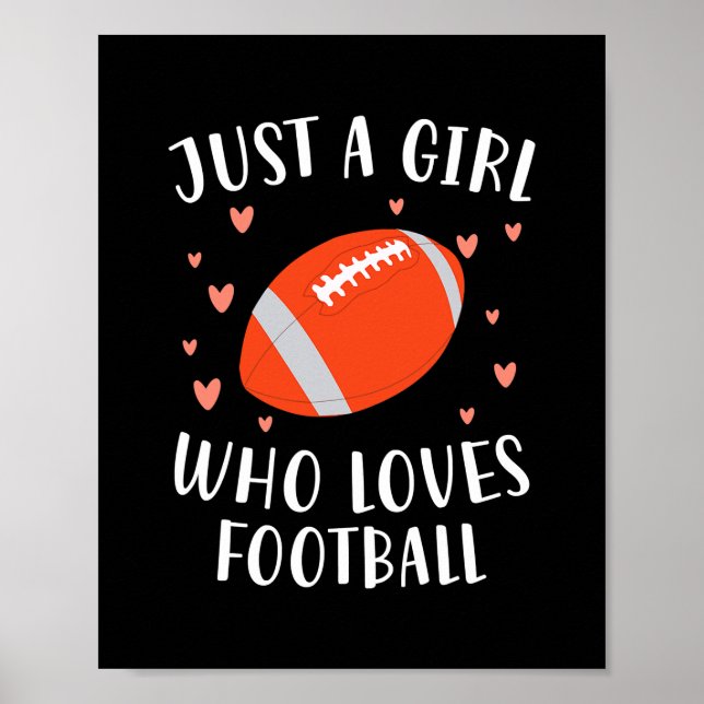 Poster Le football, juste une fille qui aime (Devant)