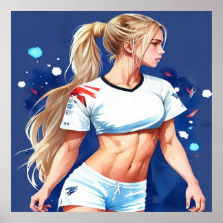 Poster Le football unit le monde