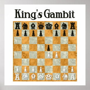 Poster Le Gambit du roi
