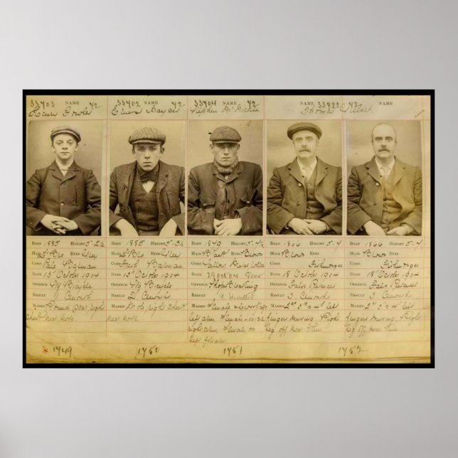 Poster Le gang a appelé les Peaky Blinders qui ont opéré  (Devant)