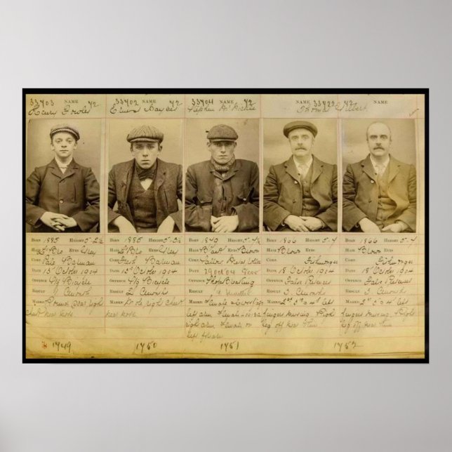 Poster Le gang a appelé les Peaky Blinders qui ont opéré  (Devant)