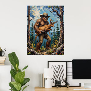 Poster Le gardien de la forêt : Bigfoot et le cerf