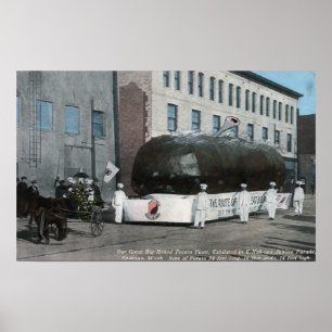 Poster Le géant a fait la scène cuire au four de flotteur