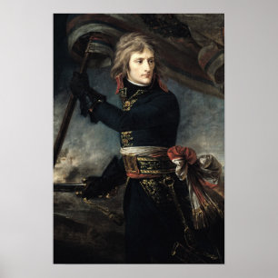 Poster Le général Bonaparte sur le pont à Arcole