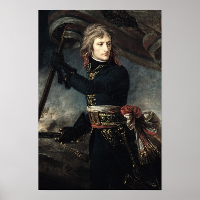 Poster Le général Bonaparte sur le pont à Arcole (Devant)
