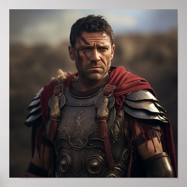 Poster Le Général Maximus comme Résilier Gladiateur Poste (Devant)