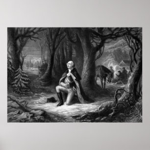 Poster Le Général Washington Prête À Valley Forge
