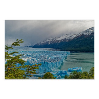 Poster Le glacier impressionnant Perito Moreno