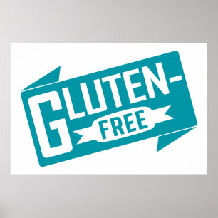 Poster Le gluten libèrent