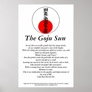 Poster Le Goju Sun
