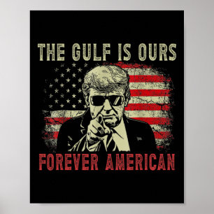 Poster Le Golfe est notre drôle Trump 2024 qui prend l'Am