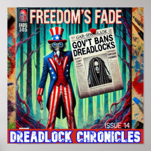 POSTER LE GOUVERNEMENT N'INTERDIT PAS LES DREADS - DREADL