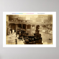 Le Grand Bain Romain, Bain (photo b/w)