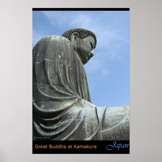 Poster Le Grand Bouddha à Kamakura (Devant)