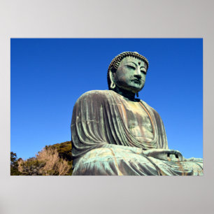 Poster Le Grand Bouddha : Kamakura, Japon