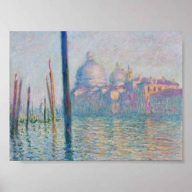 Poster Le Grand Canal de Monet (Devant)