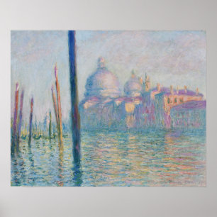 Poster Le Grand Canal par Claude Monet
