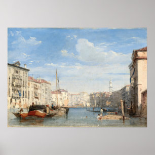 Poster Le Grand Canal, Richard Parkes Bonington