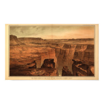 Le Grand Canyon par Clarence Dutton 1882