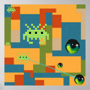 Poster Le grand choc du jeu vidéo de 1983