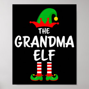 Poster Le Grand-Mère Elf Correspondance Famille Noël
