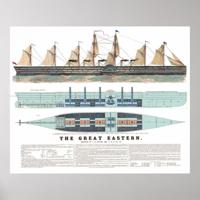 Poster Le Grand Orient 1858 (Devant)