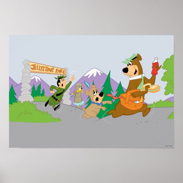 Poster Le grand panier de pique-nique de Yogi Bear (Devant)