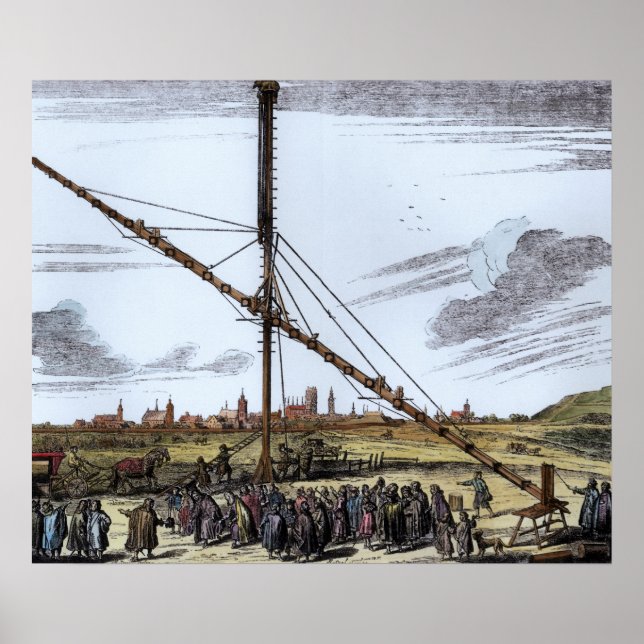 Poster Le grand télescope astronomique (Devant)