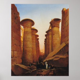 Poster Le grand temple d'Amun à Karnak