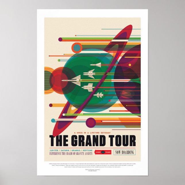 Poster Le Grand Tour | Visions de l'avenir de la NASA (Devant)