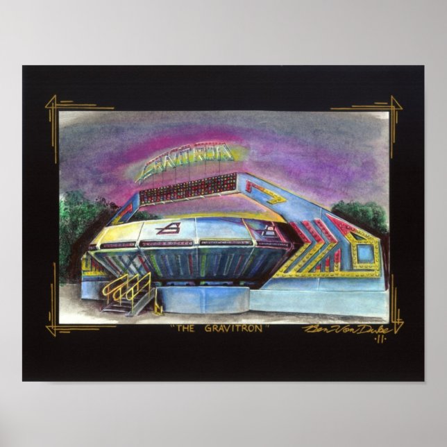 Poster le Gravitron (Devant)