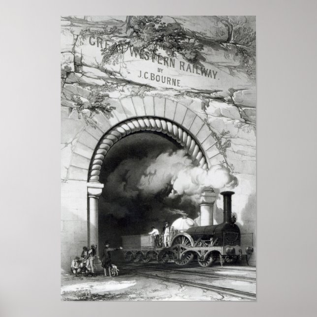 Poster Le Great Western Railway, 1846 (Devant)