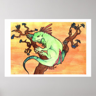 Poster Le grimpeur