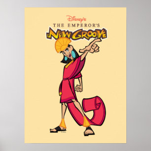 Poster Le groove nouveau de l'empereur Kuzco