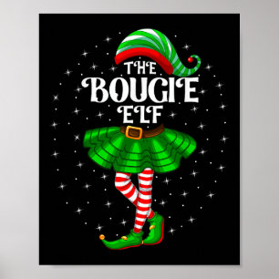 Poster Le Groupe Xmas Matching Women Girls The Bougie Elf