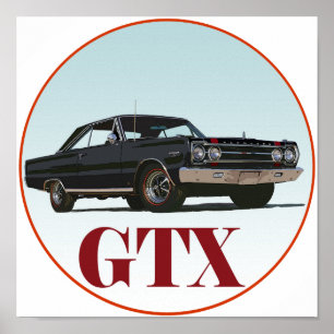 Poster Le GTX noir