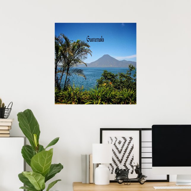 Poster Le Guatemala, le magnifique paysage naturel (Bureau à domicile)
