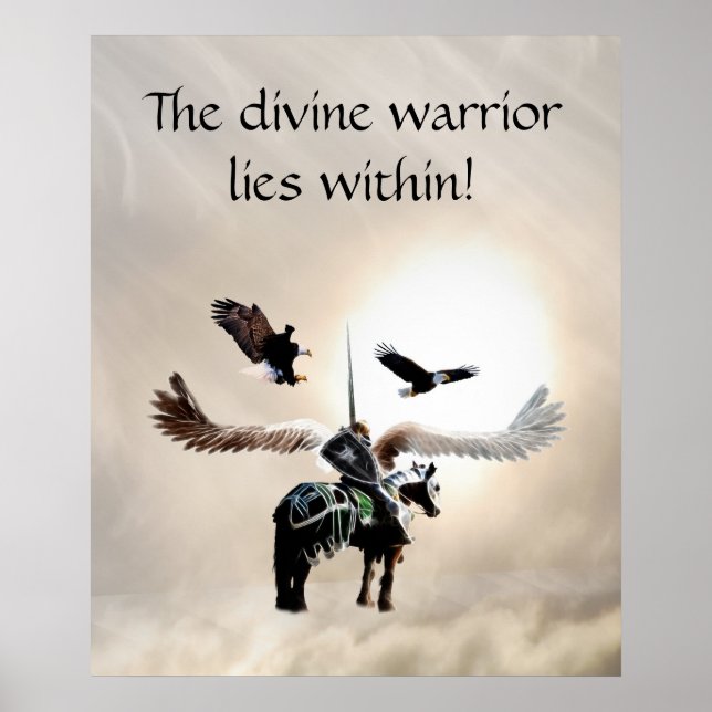 Poster Le guerrier au sein (Devant)