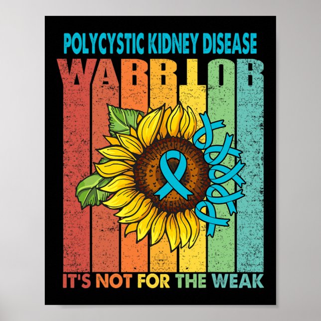 Poster Le guerrier des maladies du rein Ce n'est pas pour (Devant)
