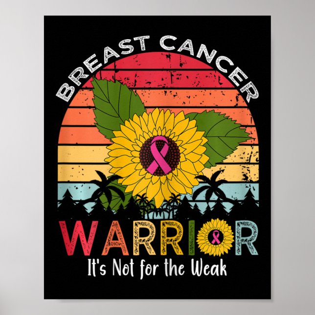 Poster Le guerrier du cancer du sein n'est pas pour les f (Devant)