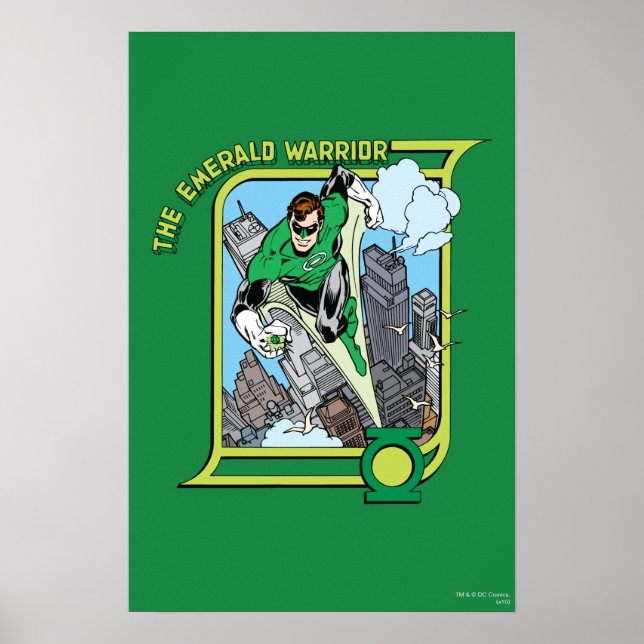 Poster Le guerrier émeraude (Devant)