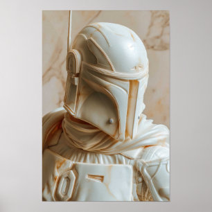 Poster Le guerrier frappe l'art mur