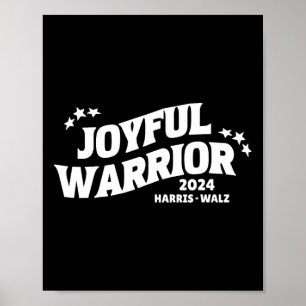 Poster Le guerrier Kamala Harris Tim Walz Waltz 2024 2