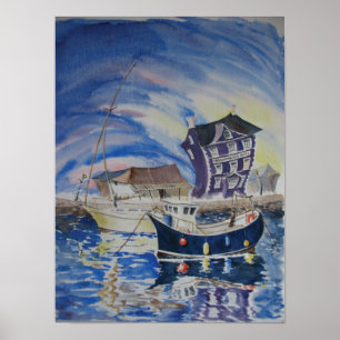 Poster Le Harbourmaster, Aberaeron