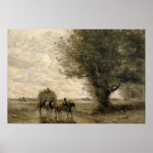 Poster Le Haycart, C. 1860