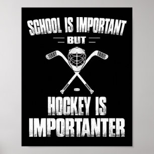 Poster Le hockey amusant est un cadeau important pour les